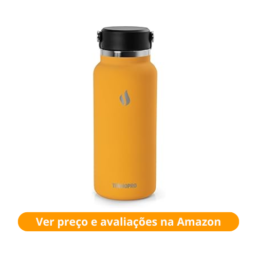 garrafinha para água e hidratação