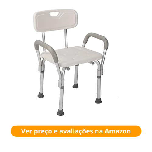 cadeira de banho resistente