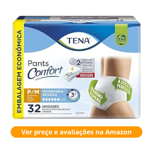 fralda geriátrica Tena Confort