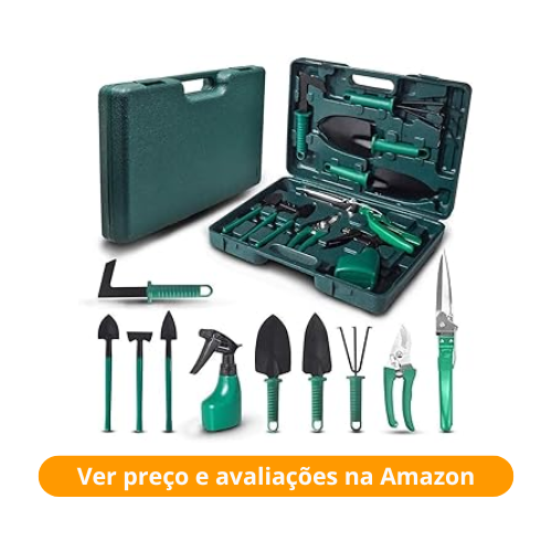 kit de ferramentas para jardinagem